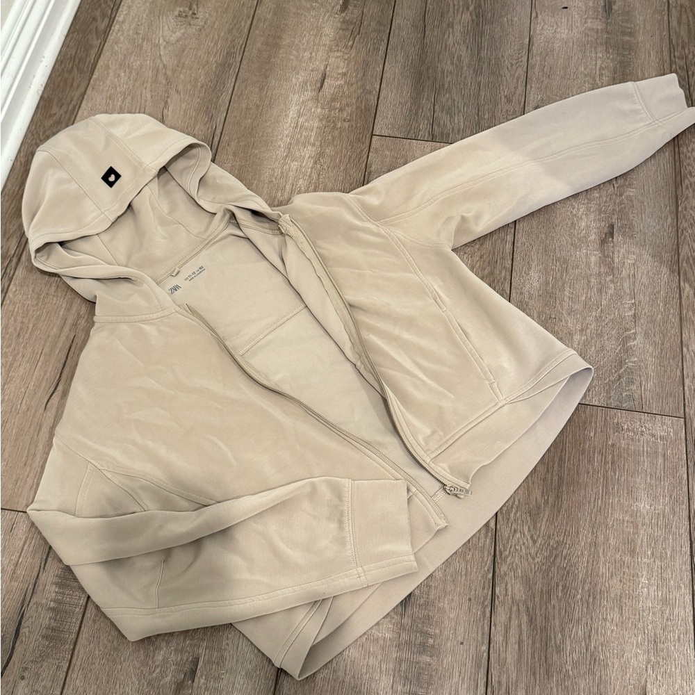 Zara Kids Tan Hooded Jacket
